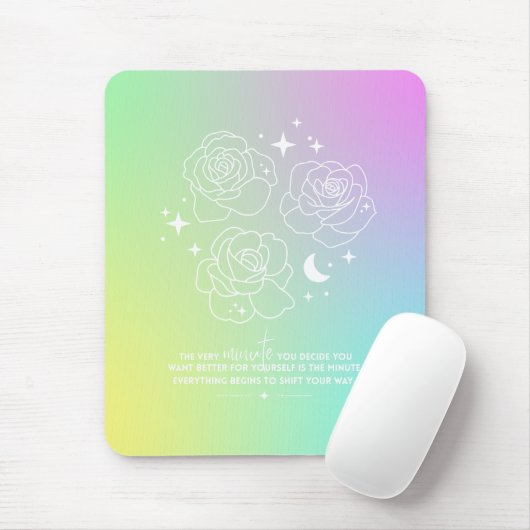 Pastel Glow-Up Mouse Pad マウスパッド (マウス)