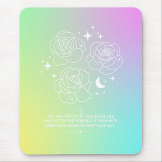 Pastel Glow-Up Mouse Pad マウスパッド