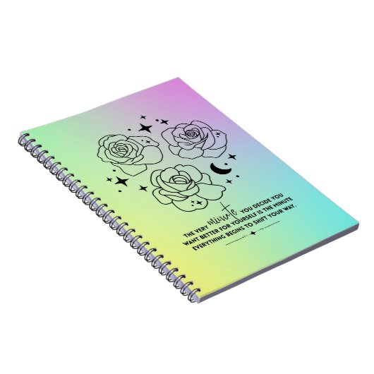 Pastel Glow Up Notebook ノートブック (右側)