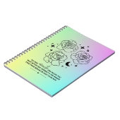 Pastel Glow Up Notebook ノートブック (左側)