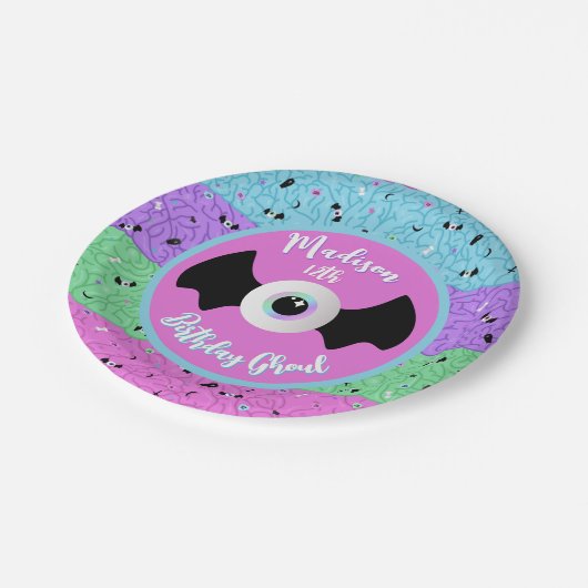 Pastel Goth Brains ペーパープレート (アングル)