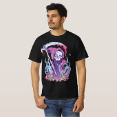Pastel Goth Creepy Death Grim Reaper Kawaii Occult Tシャツ (正面フル)