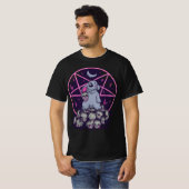 Pastel Goth Cute Creepy Bunny And Skull Menhera Wi Tシャツ (正面フル)
