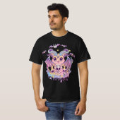 Pastel Goth Krampus Cat Cute Creepy Devil Cat and  Tシャツ (正面フル)