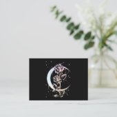 Pastel Goth Moon Flower Witchy 名刺 (スタンド正面)