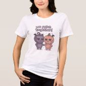 Pastel Goth Pumpkin Pair – “We Patch Together!” トライブレンドTシャツ (正面)