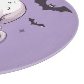 Pastel Goth Skull in Teacup カッティングボード (角)