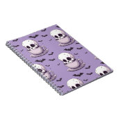 Pastel Goth Skull in Teacup ノートブック (右側)