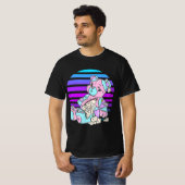 Pastel Goth Teddy Bear Japanese Anime Clothing Kaw Tシャツ (正面フル)
