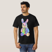 Pastel Goth Teddy Rabbit Bunny Japanese Anime Kawa Tシャツ (正面フル)