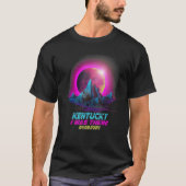 Pastel Goth Vaporwave Total Solar Eclipse 2024 Ken Tシャツ (正面)