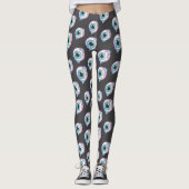 Pastel Gothic Candy Eyeball Pattern Leggings レギンス (正面)