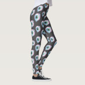 Pastel Gothic Candy Eyeball Pattern Leggings レギンス (右)