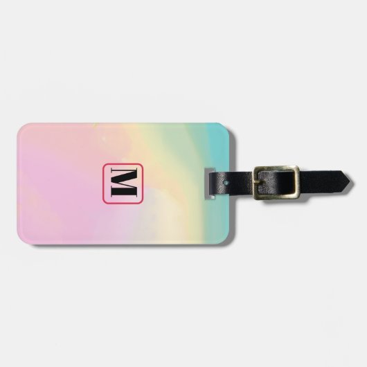 Pastel Gradient ラゲッジタグ (正面横)