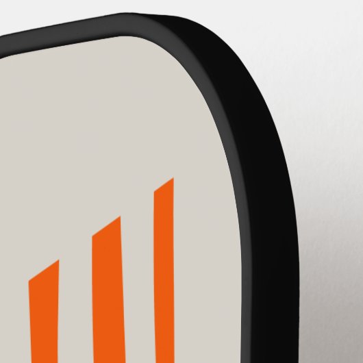 Pastel Gradient Initial Custom ピックルボールラケット (左詳細)