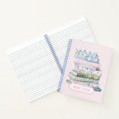 Pastel Grandmillennial Book Club ノートブック (内部)