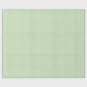 Pastel Green Polka Dots for Spring and Baby Gifts ラッピングペーパー (フラット)