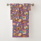 Pastel Groove Towel Eclectic 70s Bath Style バスタオルセット (インサイチュ)