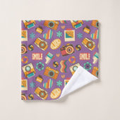 Pastel Groove Towel Eclectic 70s Bath Style バスタオルセット (ウォッシュタオル)