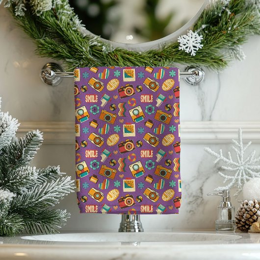 Pastel Groove Towel Eclectic 70s Bath Style バスタオルセット