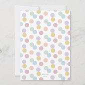 Pastel Happy Easter Family Photo Card | Custom Eas シーズンカード (裏面)