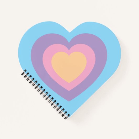 pastel heart notebook ノートブック (正面)