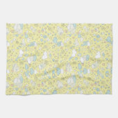 Pastel Hearts & Clouds Watercolor Dream (1) キッチンタオル (横)