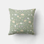 Pastel Hearts & Clouds Watercolor Dream (4) クッション (裏面)