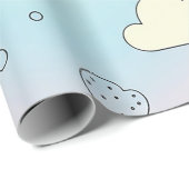 Pastel Hearts & Clouds Watercolor Dream (8) ラッピングペーパー (ロールコーナー)