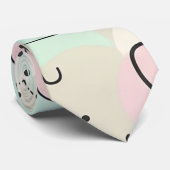 Pastel Hearts & Clouds Watercolor Dream (9) ネクタイ (ロール)