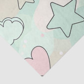 Pastel Hearts & Clouds Watercolor Dream (9) 薄葉紙 (詳細)