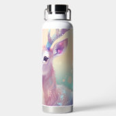 PASTEL HOLIDAY CHRISTMAS BUCK DEER ウォーターボトル (背面)