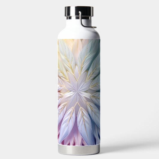 PASTEL HOLIDAY CHRISTMAS SNOWFLAKE ウォーターボトル (左面)