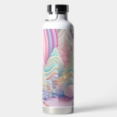 PASTEL HOLIDAY CHRISTMAS TREES ウォーターボトル (右面)