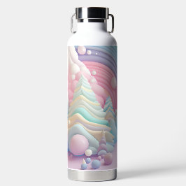 PASTEL HOLIDAY CHRISTMAS TREES ウォーターボトル