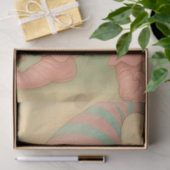 Pastel Holly Christmas Elf Decoupage 薄葉紙 (ギフト)