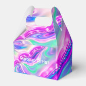 Pastel Holographic Swirl Abstract フェイバーボックス (裏面サイド)
