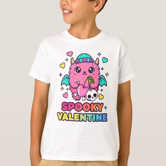 Pastel Horror Valentine Shirt for Alt Fashion Fans Tシャツ (正面)
