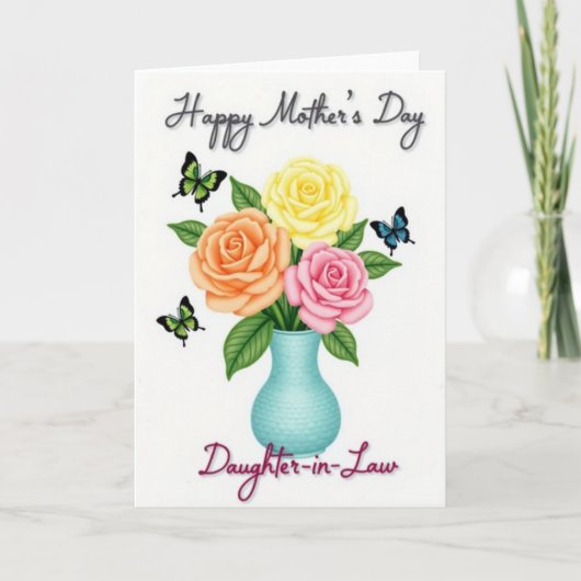 Pastel Hued Mothers Day Card カード (正面)