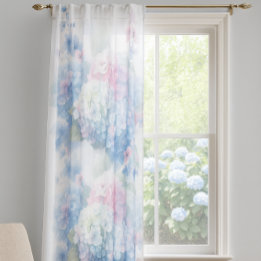 Pastel Hydrangea Floral in Pink and Blue 