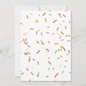 Pastel Ice Cream 67 Girl Birthday party  招待状 (裏面)