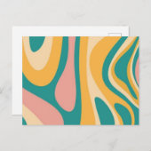 Pastel Inspirées des Années 70 ポストカード (正面/裏面)