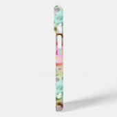 Pastel Iridescent Leopard Print Monogrammed Case-Mate iPhoneケース (裏面 / 左)