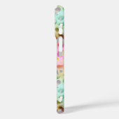 Pastel Iridescent Leopard Print Monogrammed Case-Mate iPhoneケース (裏面 / 左)