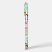 Pastel Iridescent Leopard Print Monogrammed Case-Mate iPhoneケース (裏面 / 左)