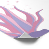 Pastel Jellyfish Dreams Customizable ポスター (角)