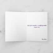 Pastel Kawaii Girl Cake Celebration カード (内部)