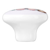 Pastel Kawaii Unicorn Doll with Flower Basket セラミックノブ (側面)