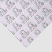 Pastel Kawaii Unicorn Doll with Flower Basket 薄葉紙 (詳細)