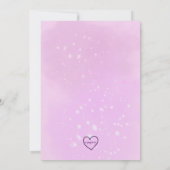 Pastel KPOP Girls Birthday Celebration 招待状 (裏面)